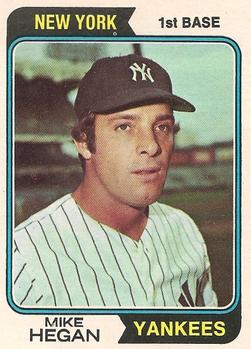1974 Topps #517 Mike Hegan Front
