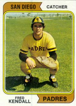 1974 Topps #53 Fred Kendall Front