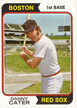1974 Topps #543 Danny Cater Front