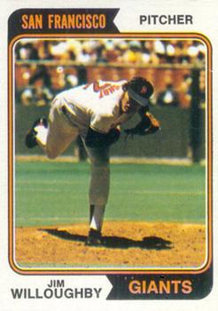 1974 Topps #553 Jim Willoughby Front