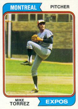 1974 Topps #568 Mike Torrez Front