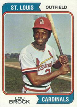 1974 Topps #60 Lou Brock Front