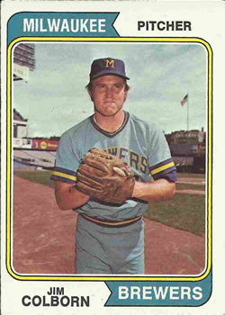 1974 Topps #75 Jim Colborn Front