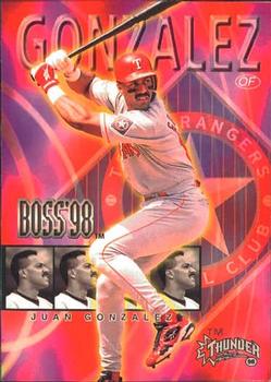 1998 Circa Thunder - Boss #6B Juan Gonzalez Front