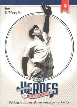 2002 Upper Deck Prospect Premieres - Heroes of Baseball: Joe DiMaggio #HJD3 Joe DiMaggio  Front