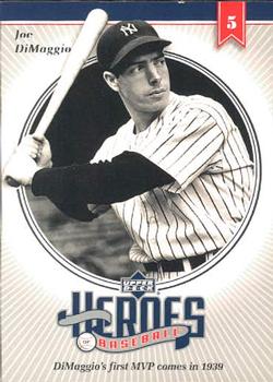 2002 Upper Deck Prospect Premieres - Heroes of Baseball: Joe DiMaggio #HJD5 Joe DiMaggio  Front