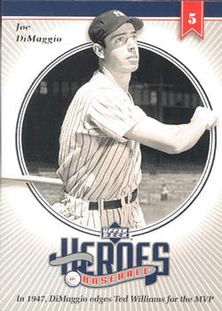 2002 Upper Deck Prospect Premieres - Heroes of Baseball: Joe DiMaggio #HJD7 Joe DiMaggio  Front