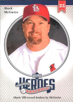 2002 Upper Deck Prospect Premieres - Heroes of Baseball: Mark McGwire #HMC1 Mark McGwire  Front