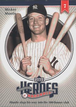 2002 Upper Deck Prospect Premieres - Heroes of Baseball: Mickey Mantle #HMM1 Mickey Mantle  Front