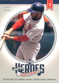 2002 Upper Deck Prospect Premieres - Heroes of Baseball: Ozzie Smith #HOS4 Ozzie Smith  Front