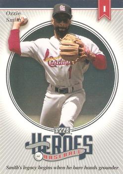 2002 Upper Deck Prospect Premieres - Heroes of Baseball: Ozzie Smith #HOS6 Ozzie Smith  Front