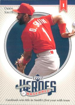 2002 Upper Deck Prospect Premieres - Heroes of Baseball: Ozzie Smith #HOS7 Ozzie Smith  Front