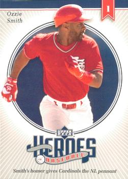 2002 Upper Deck Prospect Premieres - Heroes of Baseball: Ozzie Smith #HOS8 Ozzie Smith  Front
