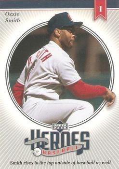 2002 Upper Deck Prospect Premieres - Heroes of Baseball: Ozzie Smith #HOS9 Ozzie Smith  Front