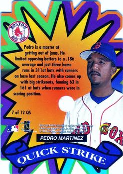 1998 Circa Thunder - Quick Strike #7QS Pedro Martinez Back