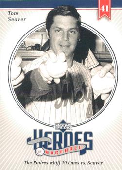 2002 Upper Deck Prospect Premieres - Heroes of Baseball: Tom Seaver #HTS3 Tom Seaver  Front