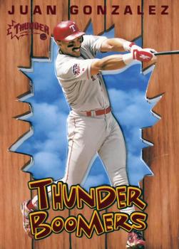 1998 Circa Thunder - Thunder Boomers #5TB Juan Gonzalez Front