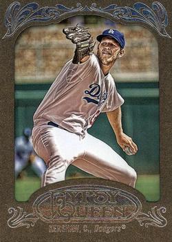 2012 Topps Gypsy Queen - Framed Gold #135 Clayton Kershaw Front