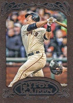 2012 Topps Gypsy Queen - Framed Gold #182 Buster Posey Front
