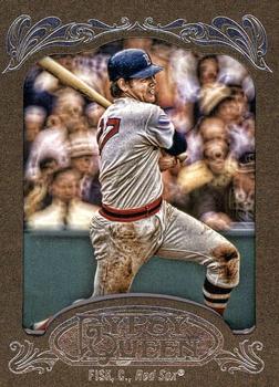 2012 Topps Gypsy Queen - Framed Gold #234 Carlton Fisk Front