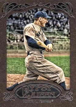 2012 Topps Gypsy Queen - Framed Gold #236 Lou Gehrig Front