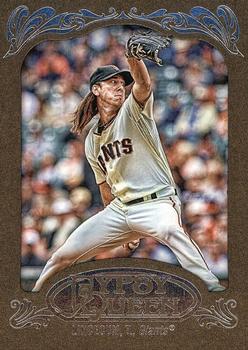 2012 Topps Gypsy Queen - Framed Gold #240 Tim Lincecum Front