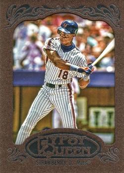 2012 Topps Gypsy Queen - Framed Gold #245 Darryl Strawberry Front