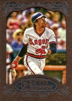 2012 Topps Gypsy Queen - Framed Gold #268 Rod Carew Front