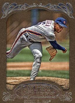2012 Topps Gypsy Queen - Framed Gold #295 Dwight Gooden Front