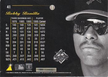 1996 Pinnacle Aficionado #41 Bobby Bonilla Back