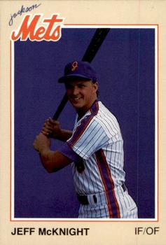 1987 Feder Jackson Mets #2 Jeff McKnight Front