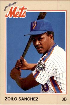 1987 Feder Jackson Mets #6 Zoilo Sanchez Front