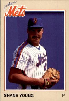 1987 Feder Jackson Mets #7 Shane Young Front