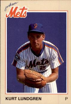 1987 Feder Jackson Mets #8 Kurt Lundgren Front
