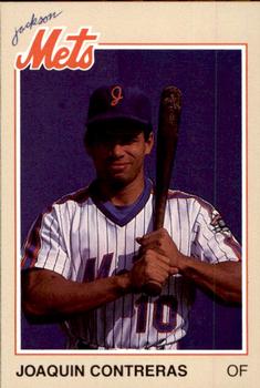 1987 Feder Jackson Mets #15 Joaquin Contreras Front