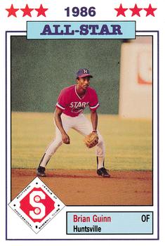 1986 Jennings Southern League All-Stars #8 Brian Guinn Front