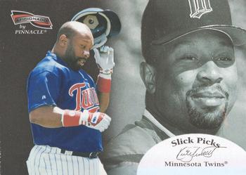 1996 Pinnacle Aficionado - Slick Picks #28 Kirby Puckett Front