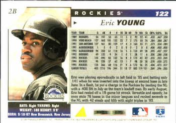 1996 Score #122 Eric Young Back