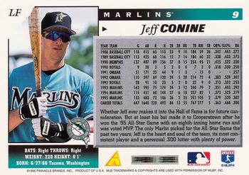 1996 Score #9 Jeff Conine Back