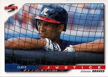 1996 Score #58 Dave Justice Front