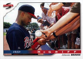 1996 Score #84 Fred McGriff Front