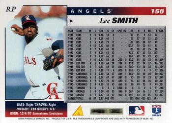 1996 Score #150 Lee Smith Back