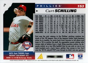1996 Score #153 Curt Schilling Back