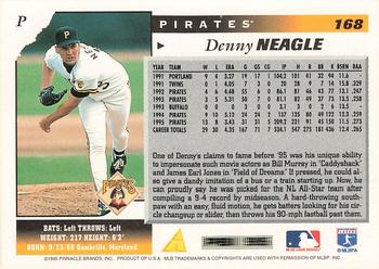 1996 Score #168 Denny Neagle Back