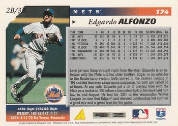 1996 Score #174 Edgardo Alfonzo Back