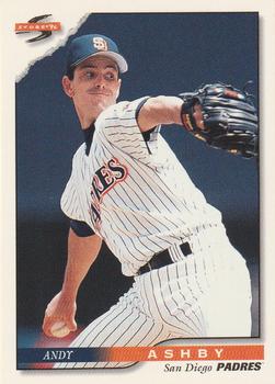 1996 Score #216 Andy Ashby Front