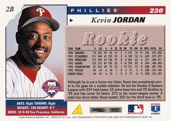 1996 Score #230 Kevin Jordan Back