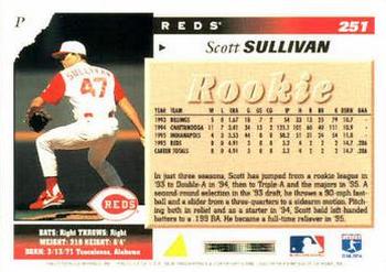 1996 Score #251 Scott Sullivan Back