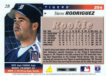 1996 Score #254 Steve Rodriguez Back