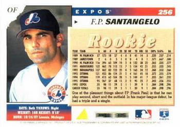 1996 Score #256 F.P. Santangelo Back